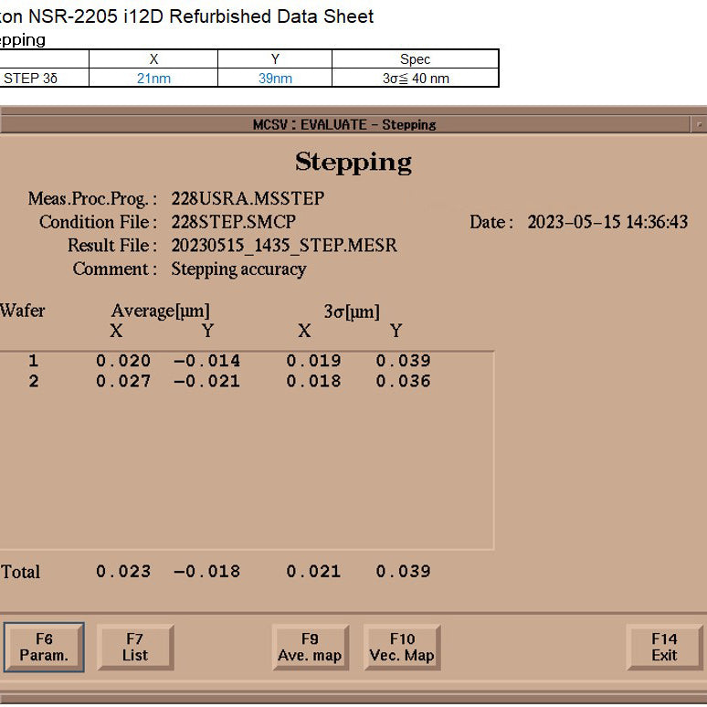 Nikon NSR 2205 i 12 D i-Line Stepper