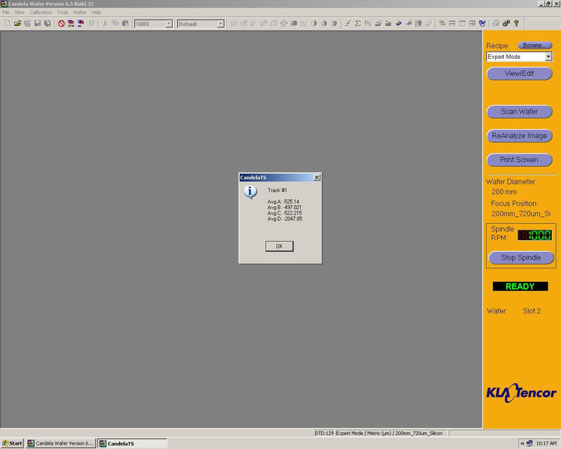 KLA Candela CS 20 Surface Inspection System