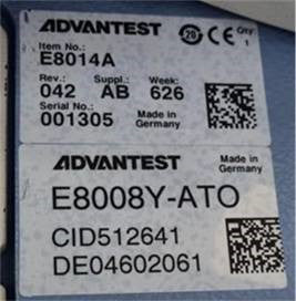 Advantest 93000 PS 1600 Pin Scale Tester