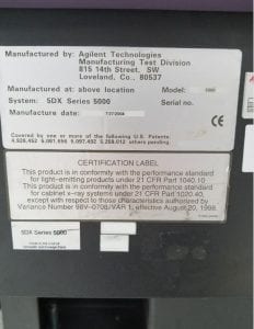 Check out Agilent-5 DX Series 5000-X- Ray-33270