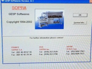 Buy Sopra-GESP 5-Thin Film Characterization Station-33642 Online
