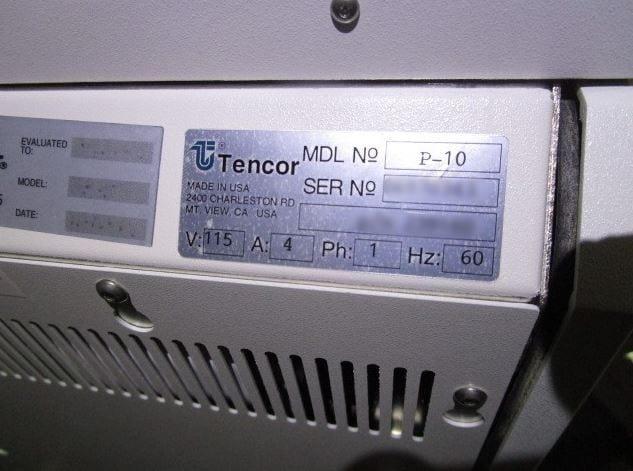 Check out KLA-Tencor-P-10-Surface Profiler-32599