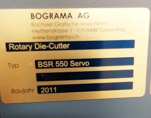 View Bograma-BSR 550 Servo-Rotary Die Cutter-41330