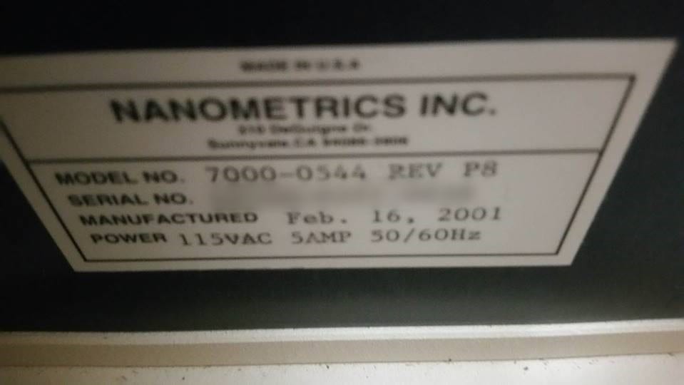 Purchase Nanometrics-NanoSpec 6100-Automated Film Thickness Measurement System-23463
