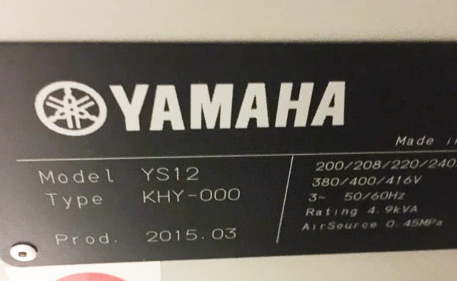 Yamaha-YS 12-Pick and Place-42194 Image 17