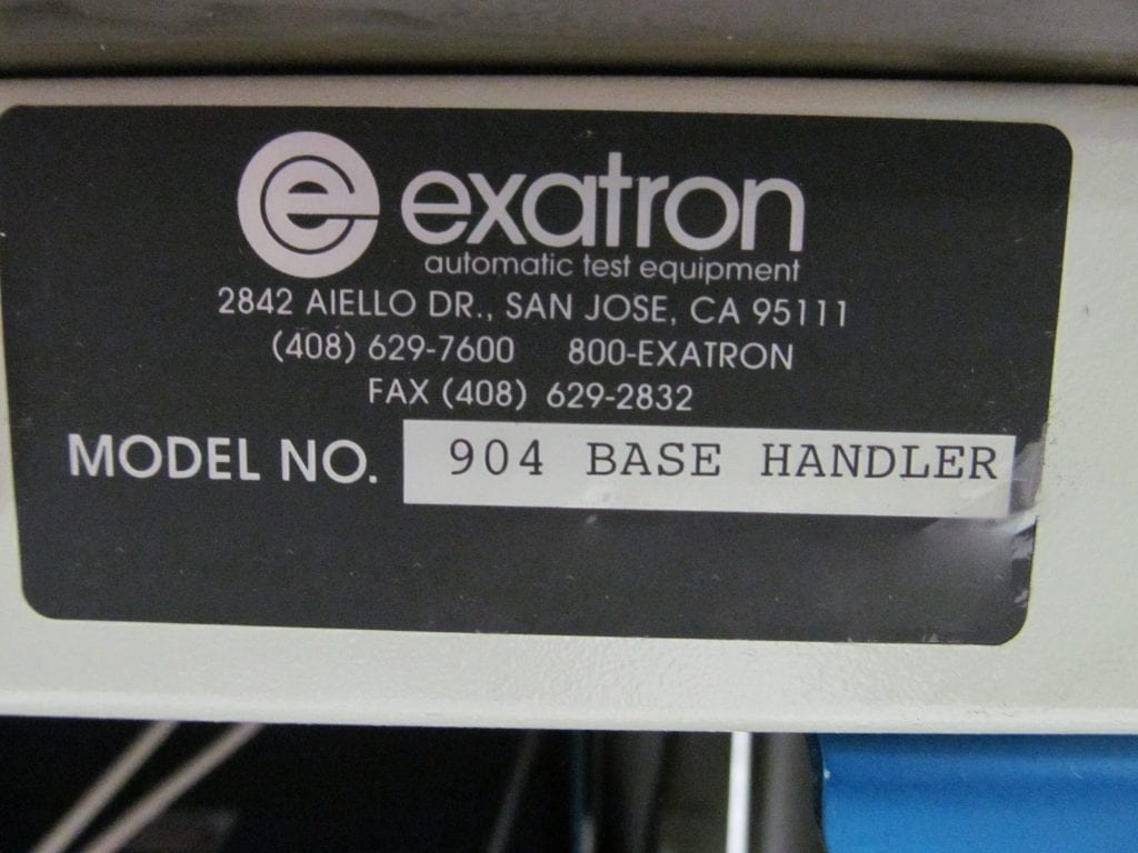 Check out Exatron-904-Chip Pick and Place Test Handler-46867