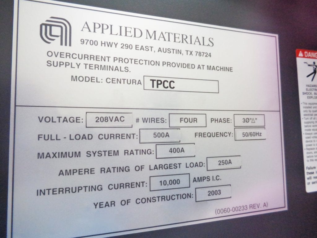 Applied Materials-Centura RTP TPCC--46400 Image 36
