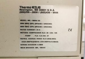 Thermo Neslab -MX 500 -Chiller -49688 Image 3
