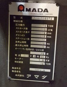 Amada-Coma 567-Turret Press-49679 For Sale Online