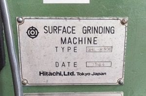 Hitachi-GHL B 306-Grinding Machine-51122 For Sale