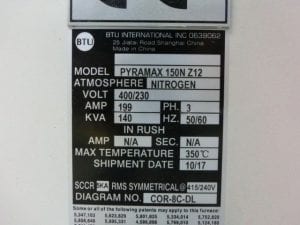 Check out BTU-Pyramax 150 N Z 12-Reflow Oven-54612