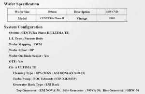 Applied Materials-Centura Phase II-HDP-CVD-55446