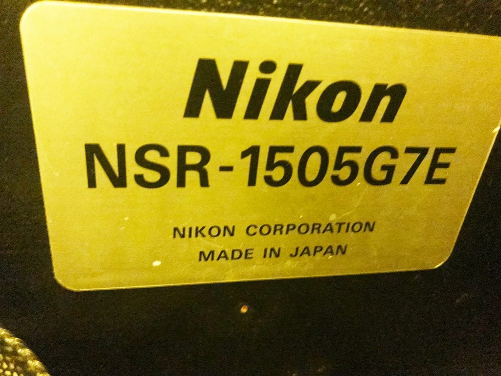 Nikon-NSR 1505 G 7 E-Stepper-55515