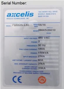 Check out Axcelis -Purion EXE -Implanter -55945