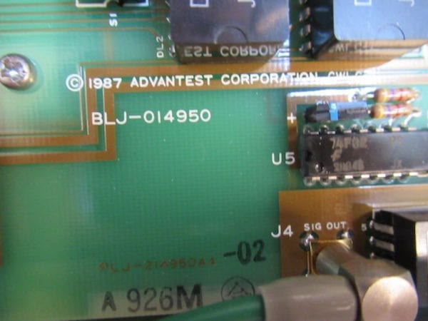 Check out Advantest TQ 8346 Optical Spectrum Analyzer