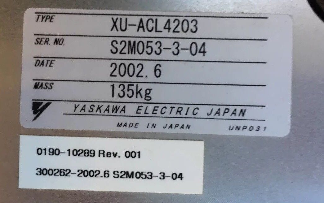 Yaskawa XU-ACL 4203 Refurbished