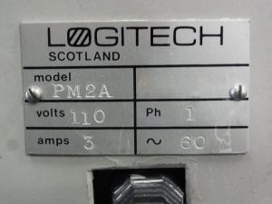 Logitech-PM 2 A-Lapping and Polishing Machine-56670 For Sale Online
