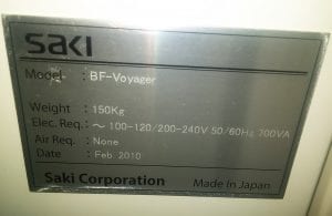 Saki-BF Voyager-Desktop AOI-56397 For Sale