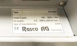 Rasco-SO 2000-Handler-56502 Image 8
