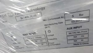 ASM SLT 400 Plus Testing & Sorting System 56896 For Sale