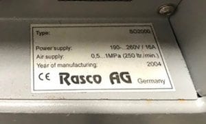 Rasco -SO 2000 -Handler -56840 Image 6