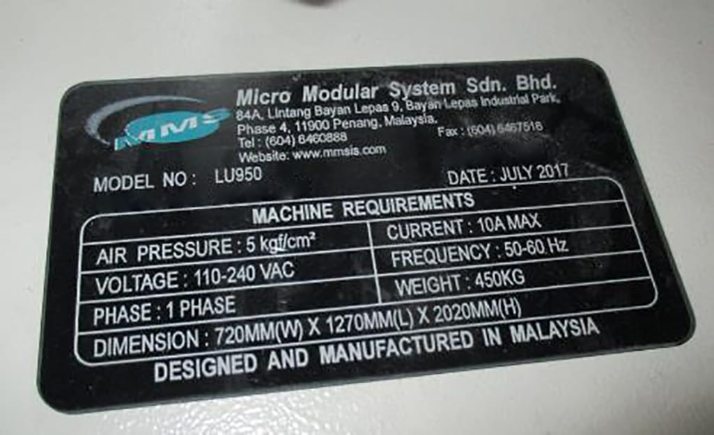 Micro Modular System LU 950 Loader 56906 For Sale