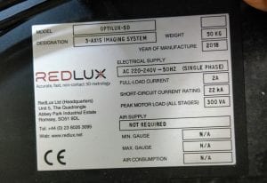 RedLux Optilux   SD Measurement Inspection 57000 For Sale Online