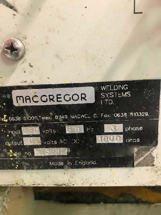 Buy MacGregor DC 1800 Welding 56936