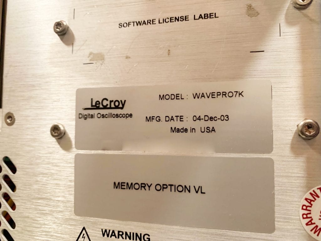 Purchase LeCroy WavePro 7200 Oscilloscope 56944