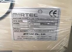 Buy Mirtec MV 7 XI In Line 2D AOI 57288 Online