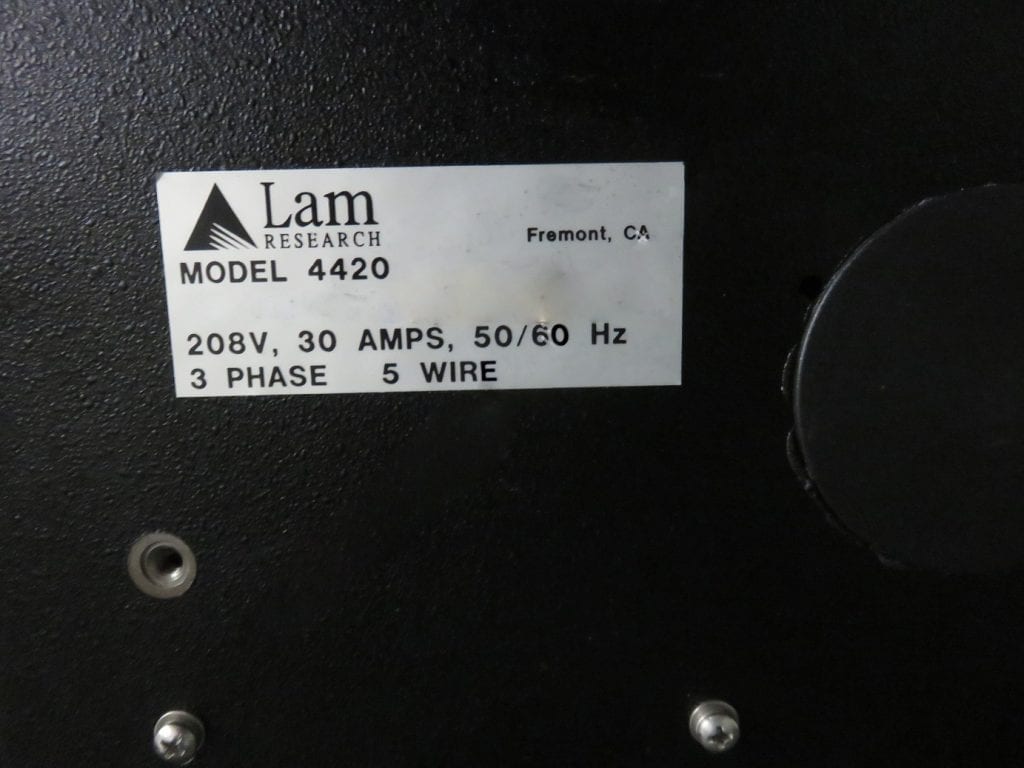 Lam 4420 Etch System 57089 Image 18