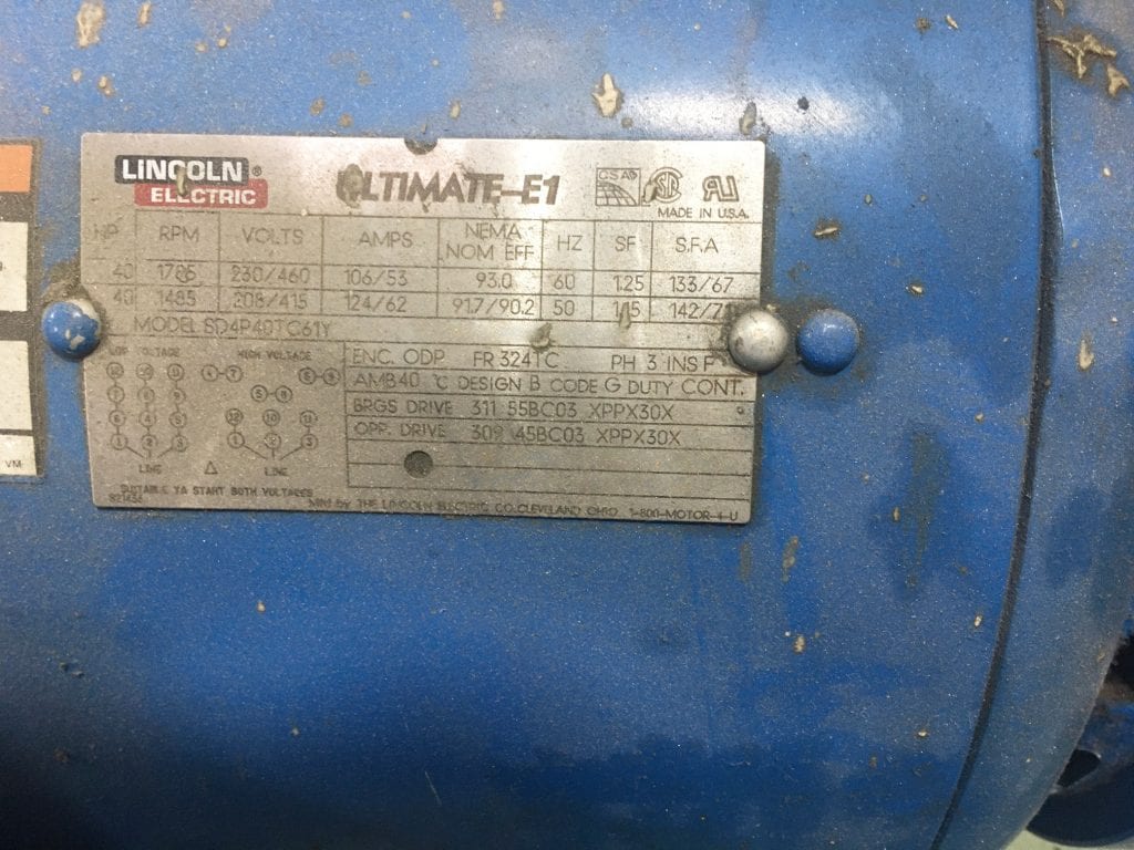 Lincoln Electric Ultimate E 1 Hydraulic Power Unit 57135 For Sale