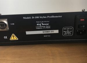 KLA / Tencor D 100 Stylus Profilometer 57136 For Sale