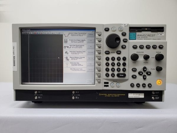 Check out Wavecrest-SIA 3000 S-Signal Integrity Analyzer-57103
