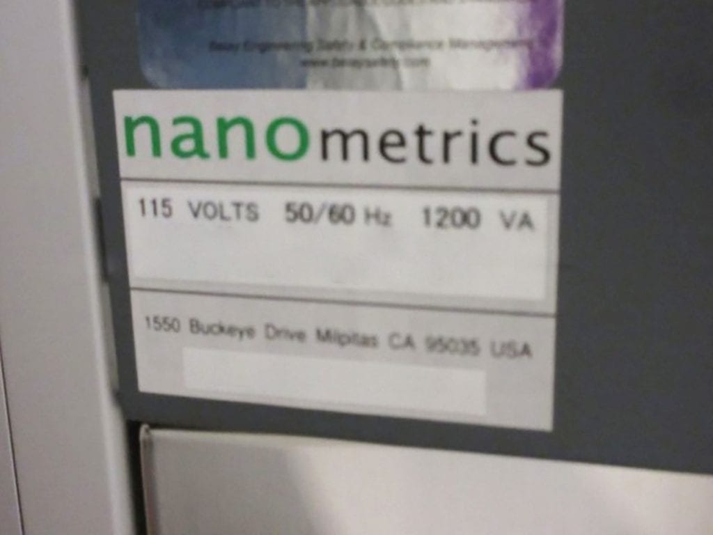 NanoMetrics ECV Pro Electrochemical Capacitance Voltage Profile 57861