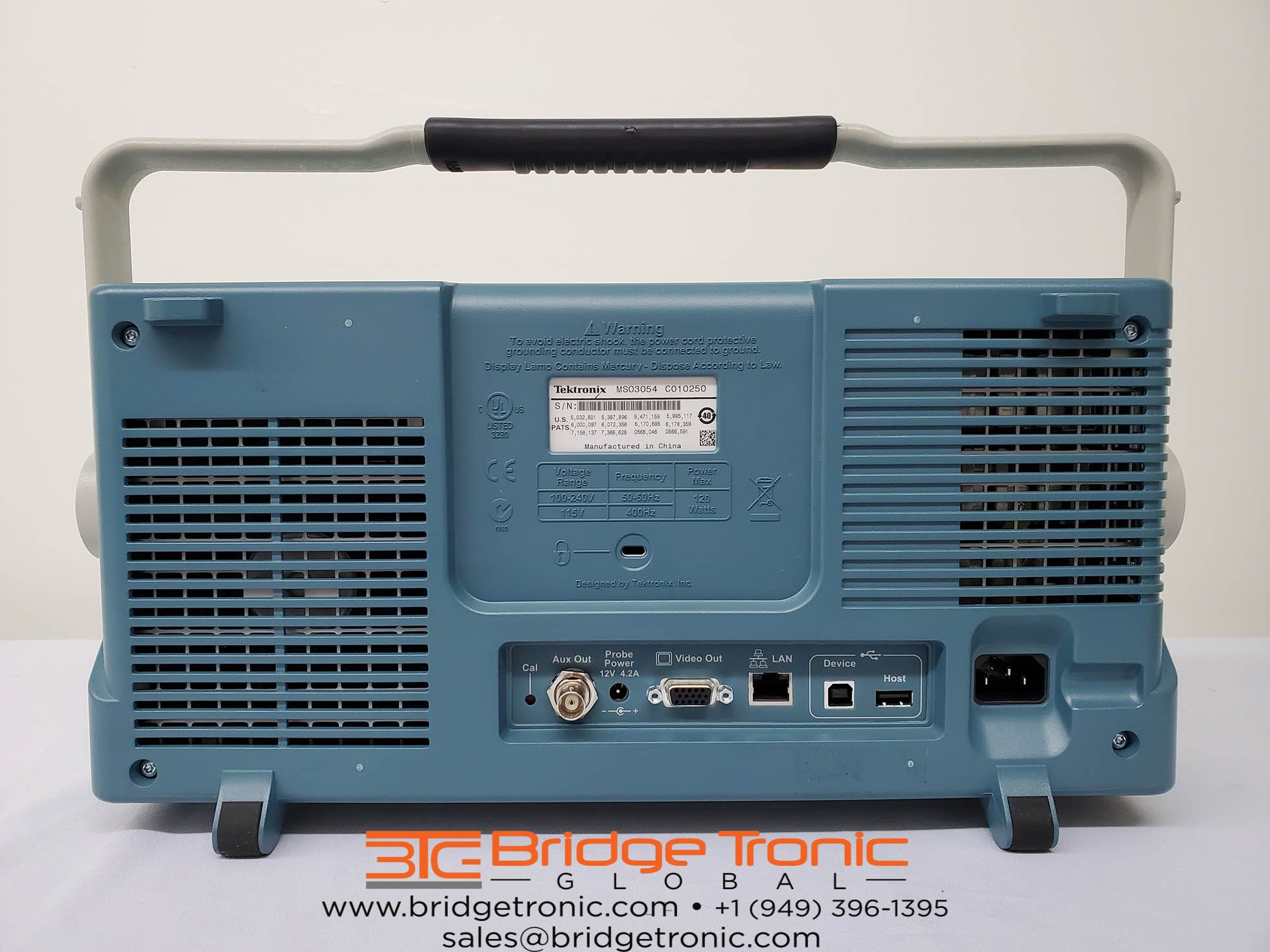 Tektronix-MSO 3054-Mixed Signal Oscilloscope, 500 MHz, 2.5 GS/s-58200