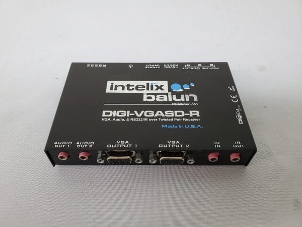 Buy Intelix Balun-Digi-VGASD-R-VGA, Audio, & RS232/IR over Twisted Pair Receiver-58720