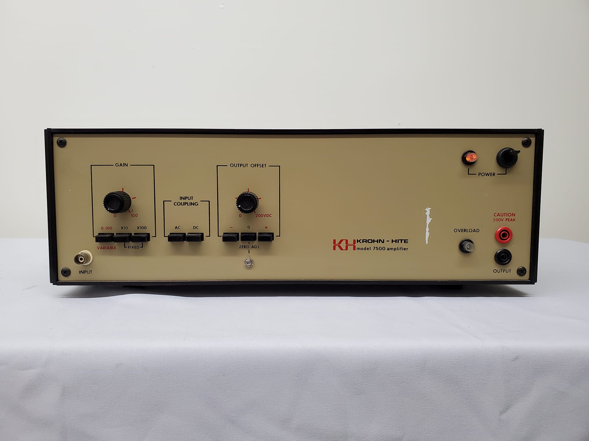 Krohn-Hite-7500-Amplifier-58724 For Sale