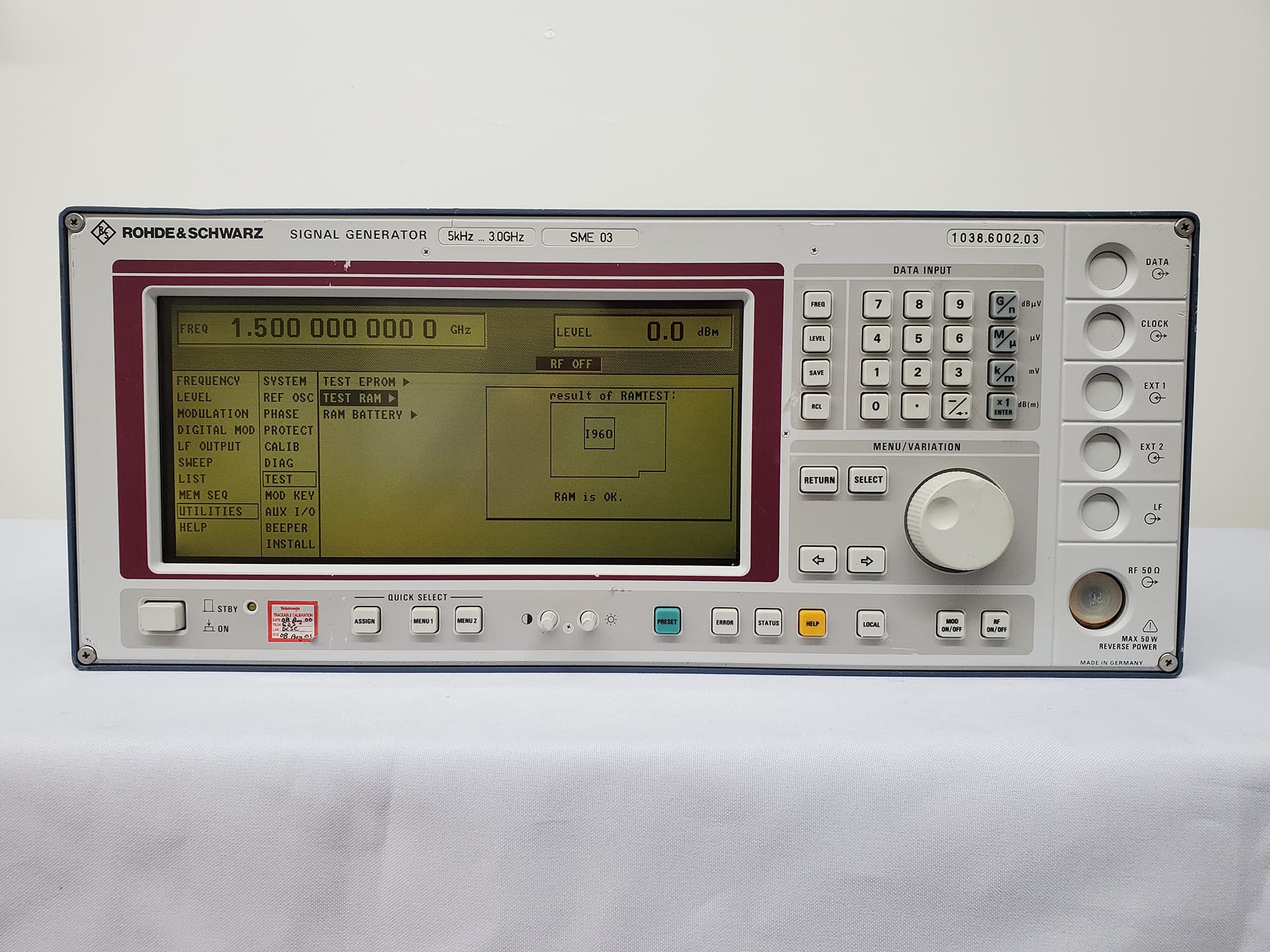 Purchase Rohde & Schwarz-SME 03-Signal Generator 5kHz-3.0GHz-58840