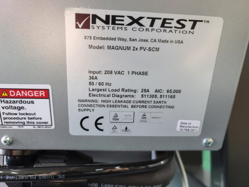 Check out Nextest Magnum 2 x PV SCM Memory Tester 59694