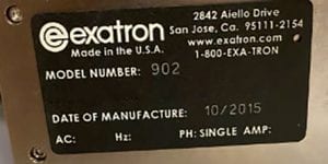 Exatron 902 Linear Pick and Place 60017 Refurbished