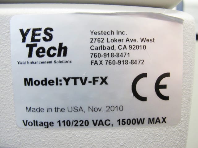 Yestech  YTV FX  Inline AOI  60129 Refurbished