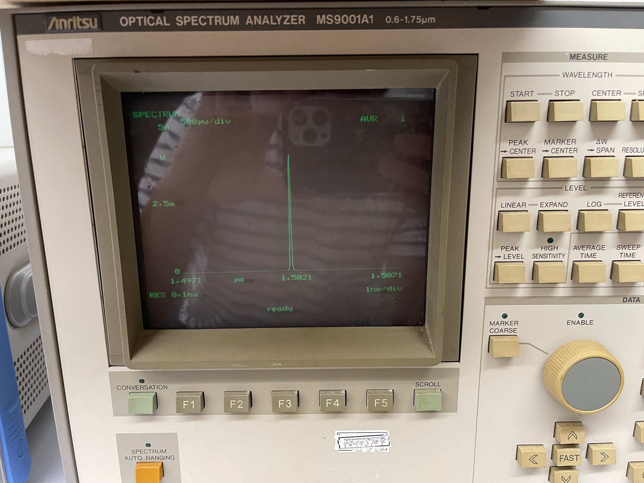 Anritsu-MS 9001 A 1-Optical Spectrum Analyzer-60484
