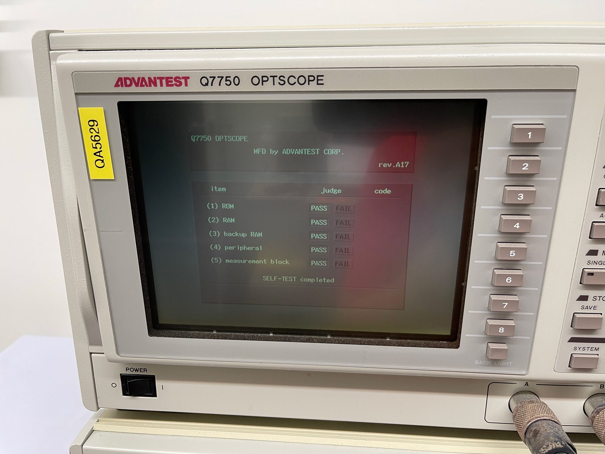 Advantest-Q 7750 OPTSCOPE-Optical Network Analyzer-60865