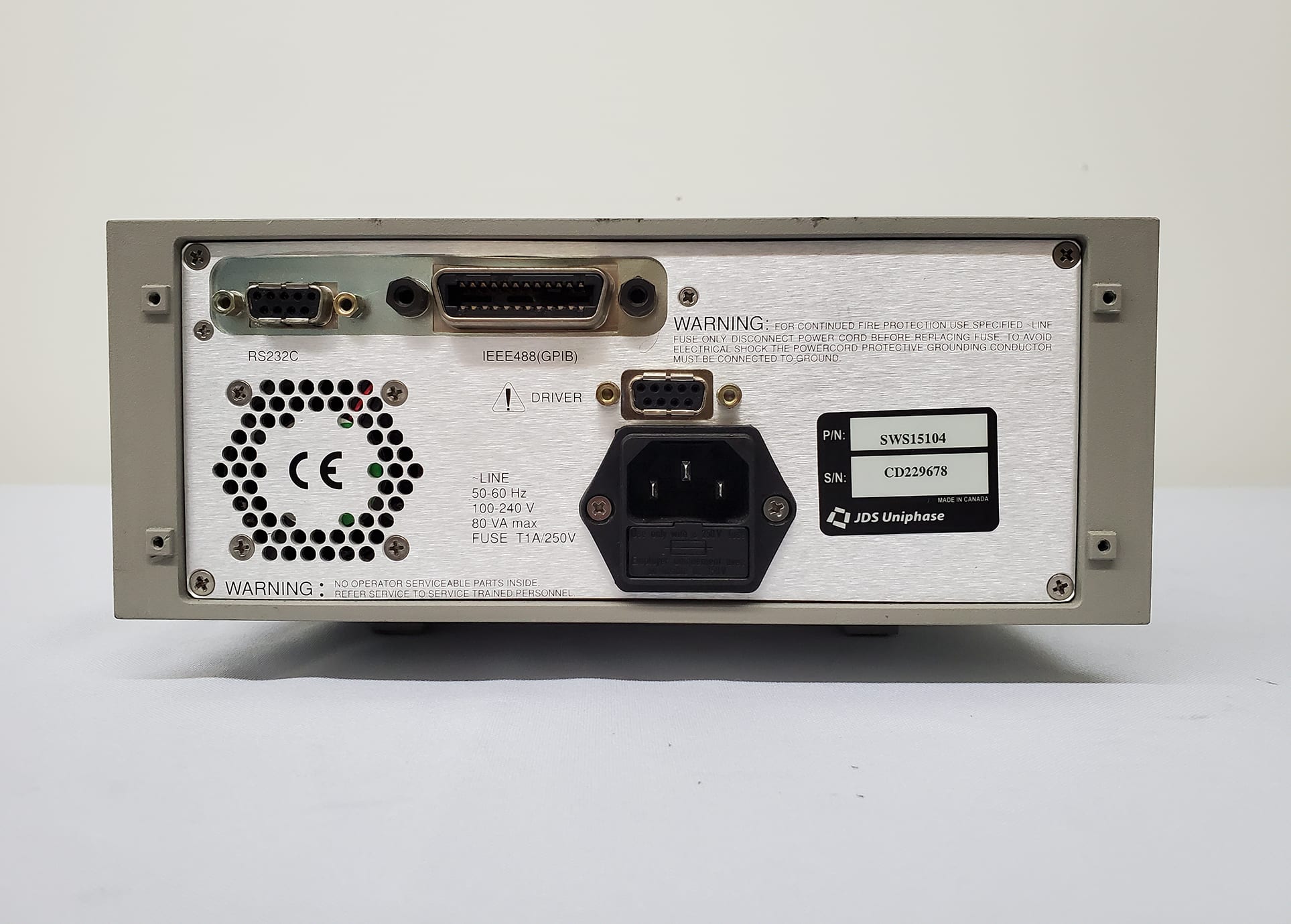 JDSU-SWS 15104-C-Band 4-State Polarization Controller-59881 For Sale