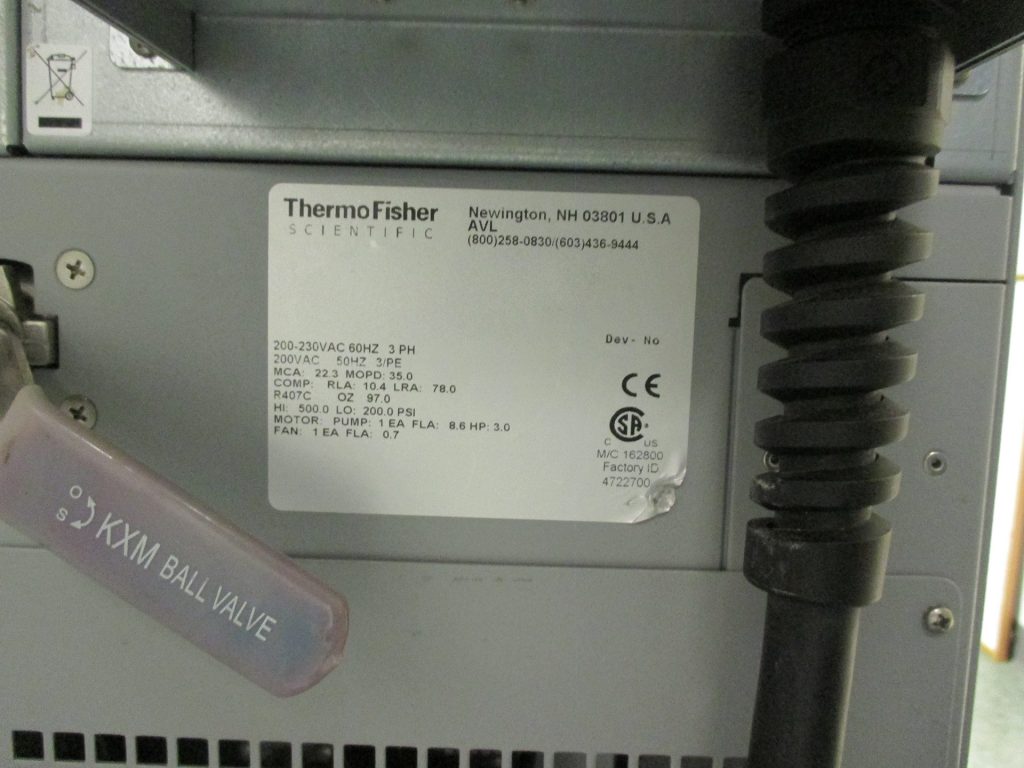 ThermoFischer Scientific Thermoflex 10000 Chiller 61003 Refurbished