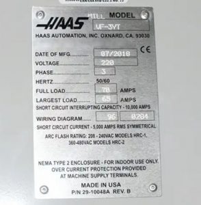 Haas VF 3 YT Horizontal Milling Machine 61269 Image 2