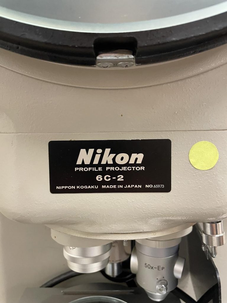 Nikon 6 C 2 Profile Projector 61255 Refurbished