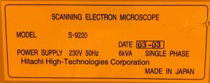 View Hitachi S 9220 Critical Dimension   Scanning Electron Microscopy (CD SEM) 61303