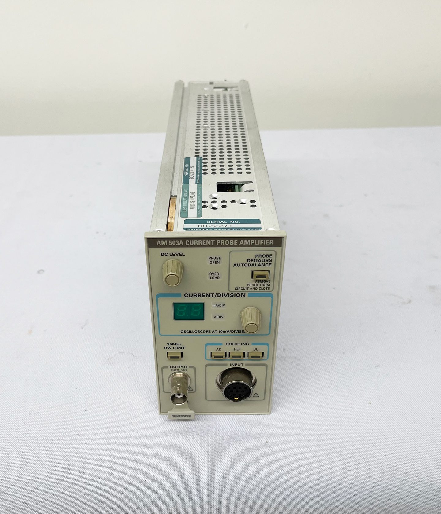 Tektronix-AM 503 A-Current Probe Amplifier-60210 For Sale